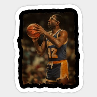 James Worthy Vintage Sticker